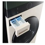 LG WashTower 13 Kg /10 Kg with AI Direct Drive & DUAL Inverter Heat Pump, Fully Automatic Front-Loading Washing Machine and Dryer (FWT1310BG) with Wi-Fi & Central Control Panel / Beige & Green
