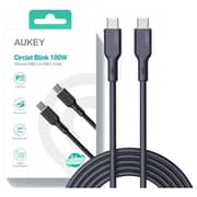 Aukey USB-C To USB-C Cable 1.8m Black