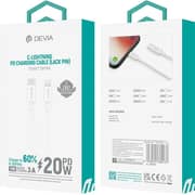 Devia Smart Series Lightning PD Cable 1 m White