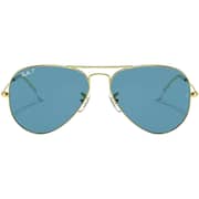 Rayban Aviator Classic Polished Gold Pilot Sunglasses For Men RB3025