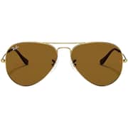 Rayban Aviator Classic Polished Gold Pilot Sunglasses For Men RB3025