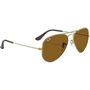 Rayban Aviator Classic Polished Gold Pilot Sunglasses For Men RB3025
