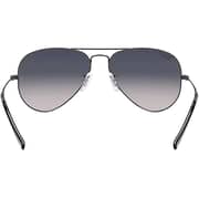 Rayban Aviator Gradient Gunmetal Pilot Sunglasses For Men RB3025