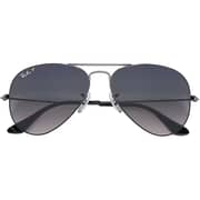 Rayban Aviator Gradient Gunmetal Pilot Sunglasses For Men RB3025
