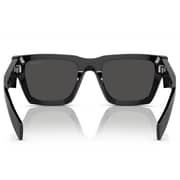 Prada 50 Black Irregukar Sunglasses For Men SPRA06S