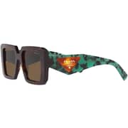 Prada Chunky Brown Square Sunglasses For Women SPS23YS