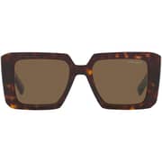 Prada Chunky Brown Square Sunglasses For Women SPS23YS