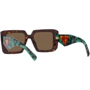 Prada Chunky Brown Square Sunglasses For Women SPS23YS