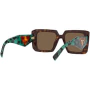 Prada Chunky Brown Square Sunglasses For Women SPS23YS