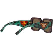 Prada Chunky Brown Square Sunglasses For Women SPS23YS