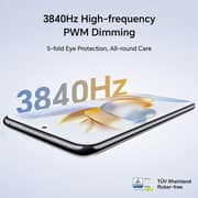 هونر هاتف ذكي 90 بسعة 512 جيجا باللون الفضي الماسي و يدعم تقنيات 5G + سماعات أذن اكس5 اي