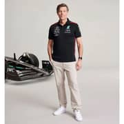 مرسيدس بنز MAPF1 RP تيشيرت بولو لون أسود مقاس كبير