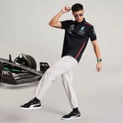 مرسيدس بنز MAPF1 RP تيشيرت بولو لون أسود مقاس كبير