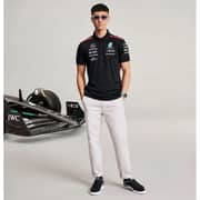 مرسيدس بنز MAPF1 RP تيشيرت بولو لون أسود مقاس كبير