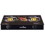 Optima 2 Burner Glass Top Gas Stove GGB200