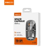 Recci Space Capsule Wireless Mouse , Black - RCS-M01