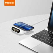 Recci RCW-22 Wireless Charger With Built-In Alarm Clock