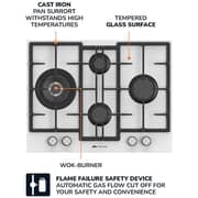 Millen Built In Gas Hob MGHG6502WH