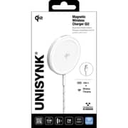 Unisynk Qi2 Magnetic Wireless Charger 2m White