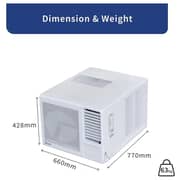 Gree Window Air Conditioner 2.0 Ton ROMA-R24C3