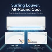 Gree 1.5 Ton Split Air Conditioner iAiry32-18C3| G-Ai Energy Saving, G-Boost Inverter, Plasma Purification, Wi-Fi Smart Control