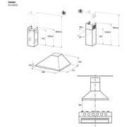 Electrolux Built In Chimney Hood ECC6151S