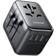 Joyroom 4 Port Travel Adapter Black