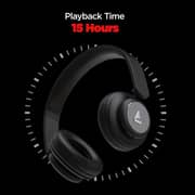 Boat Rockerz 450 Wireless Over Ear Headset Luscious Black