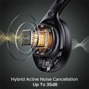 Boat Rockerz 551 Wireless Over Ear Headset Stellar Black
