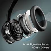 Boat Rockerz 551 Wireless Over Ear Headset Stellar Black