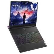 Lenovo Legion 9 16IRX9 Gaming (2024) Laptop - 14th Gen / Intel Core i9-14900HX / 16inch 3.2K / 2TB SSD / 64GB RAM / 16GB NVIDIA GeForce RTX 4090 Graphics / Windows 11 Home / English & Arabic Keyboard / Carbon Black / Middle East Version - [83G0000CAX]
