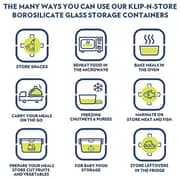 Borosil Klip N Store Round Container 1pc