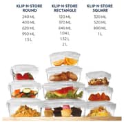 Borosil Klip N Store Round Container 1pc