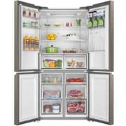 Haier Side by Side Refrigerator 585L Black Glass - HRF700BG