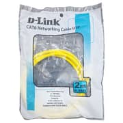D-Link RJ45 Cat6 UTP Networking Cable 2m Yellow