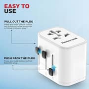 Honeywell AD 2 USB Port Travel Adapter White