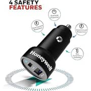 Honeywell Micro CLA PD Smart Car Charger Black