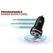 Honeywell Micro CLA 18W PD Smart Car Charger Black