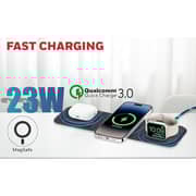 Honeywell Wireless 3-in-1 Magnetic Foldable Charger Grey