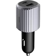 Unisynk USB-C/A Car Charger Grey