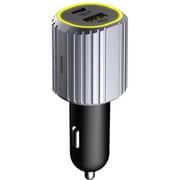 Unisynk USB-C/A Car Charger Grey