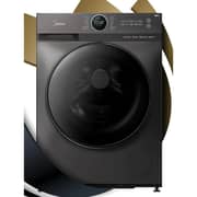 Midea Front Load Washer 12 kg MF200W120WBT + MDRT645MTE46D Top Mount Refrigerator 645 Litres Silver