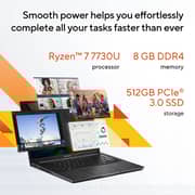 Asus Vivobook 16 (2024) Laptop - AMD Ryzen 7-7730U / 16inch WUXGA / 512GB SSD / 8GB RAM / Shared AMD Radeon Graphics / Windows 11 Home / English & Arabic Keyboard / Cool Silver / Middle East Version - [M1605YA-MB152W]