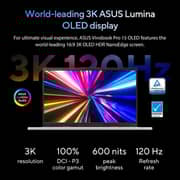 Asus Vivobook Pro 15 OLED (2024) AI PC - 1st Series / Intel Core Ultra 9-185H / 15.6inch 3K / 1TB SSD / 24GB RAM / 8GB NVIDIA GeForce RTX 4060 Graphics / Windows 11 Home / English & Arabic Keyboard / Earl Grey / Middle East Version - [N6506MV-MA004W]