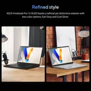 Asus Vivobook Pro 15 OLED (2024) AI PC - 1st Series / Intel Core Ultra 9-185H / 15.6inch 3K / 1TB SSD / 24GB RAM / 8GB NVIDIA GeForce RTX 4060 Graphics / Windows 11 Home / English & Arabic Keyboard / Earl Grey / Middle East Version - [N6506MV-MA004W]