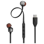 JBL Tune 310C Wired USB Hi-Res In Ear Headphones - Black
