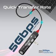 بروميت موزع USB TransHub-لايت 7 في 1