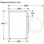 Bosch Series 8 Front Load Washer 9 kg WGB2440XGC