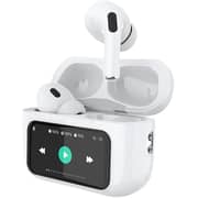 Glassology GTA4 Pro Wireless Earbuds White