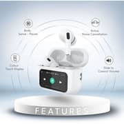 Glassology GTA4 Pro Wireless Earbuds White